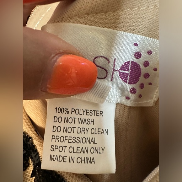 SPLASH Stunning Maxi Sequence Fitted Mesh Mermaid Style Formal Evening Dress Sz8 - Picture 13 of 16